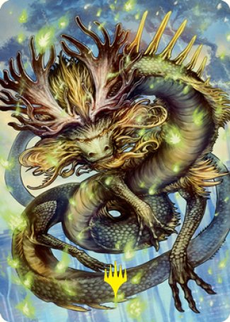 Kura, the Boundless Sky Art Card (Gold-Stamped Signature) [Kamigawa: Neon Dynasty Art Series] | Rook's Games and More