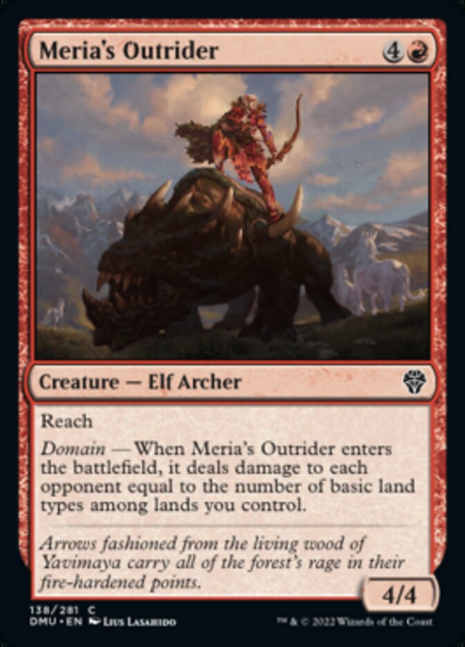 Meria's Outrider [Dominaria United] | Rook's Games and More