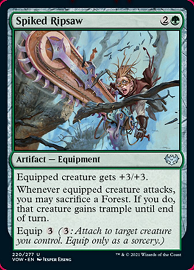 Spiked Ripsaw [Innistrad: Crimson Vow] | Rook's Games and More