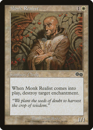 Monk Realist [Urza's Saga] | Rook's Games and More