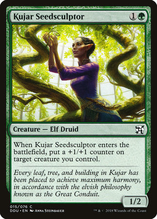 Kujar Seedsculptor [Duel Decks: Elves vs. Inventors] | Rook's Games and More