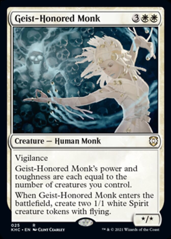 Geist-Honored Monk [Kaldheim Commander] | Rook's Games and More