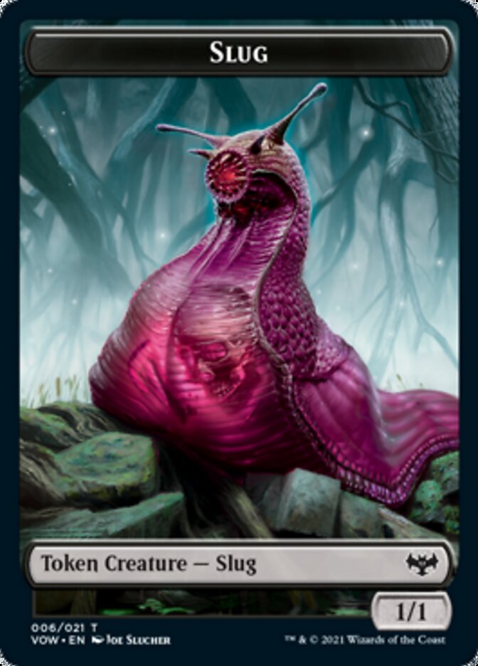 Insect // Slug Double-sided Token [Innistrad: Crimson Vow Tokens] | Rook's Games and More