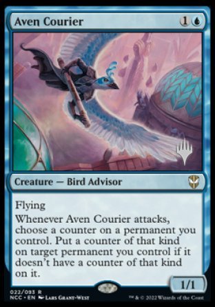 Aven Courier (Promo Pack) [Streets of New Capenna Commander Promos] | Rook's Games and More