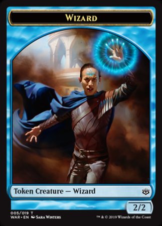 Wizard Token [War of the Spark Tokens] | Rook's Games and More