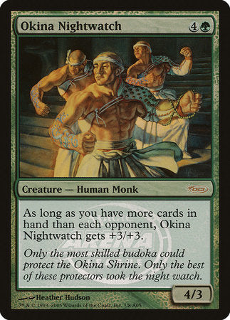 Okina Nightwatch [Arena League 2005] | Rook's Games and More