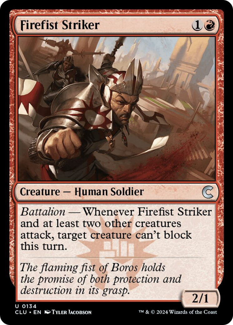 Firefist Striker [Ravnica: Clue Edition] | Rook's Games and More