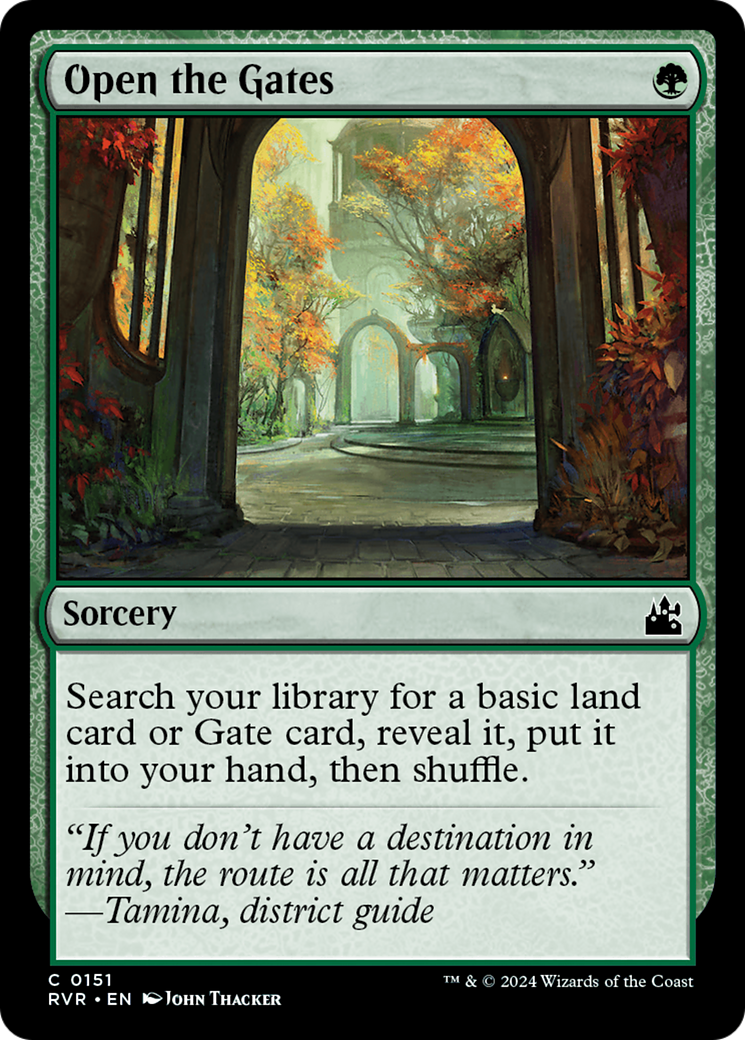 Open the Gates [Ravnica Remastered] | Rook's Games and More