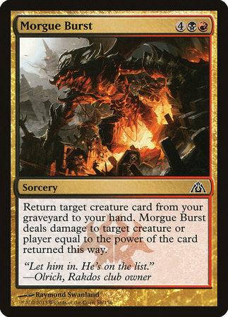 Morgue Burst [Dragon's Maze] | Rook's Games and More