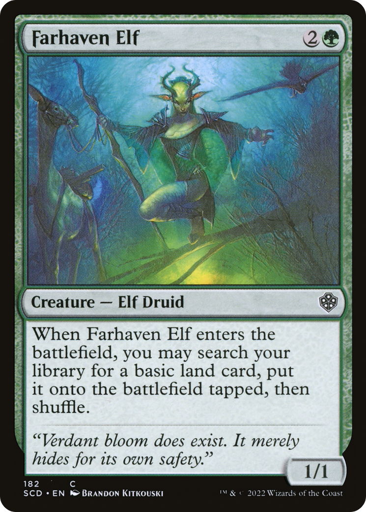 Farhaven Elf [Starter Commander Decks] | Rook's Games and More