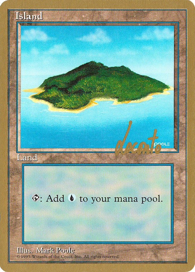 Island (ml367) (Michael Loconto) [Pro Tour Collector Set] | Rook's Games and More