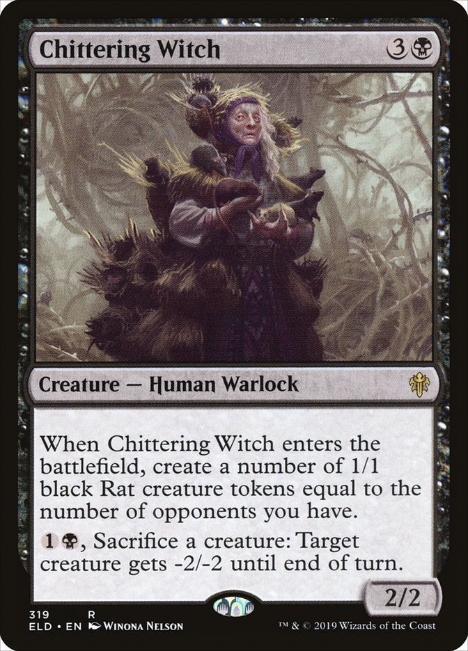 Chittering Witch [Throne of Eldraine] | Rook's Games and More