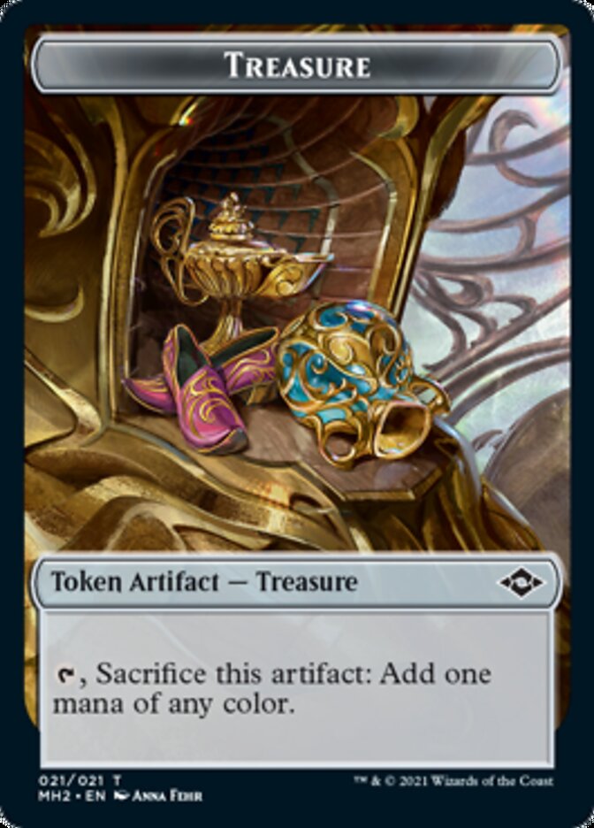 Bird Token // Treasure Token (21) [Modern Horizons 2 Tokens] | Rook's Games and More