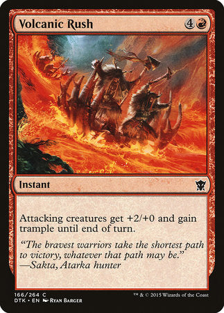 Volcanic Rush [Dragons of Tarkir] | Rook's Games and More