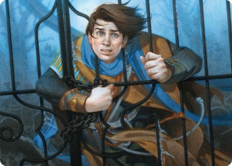 Locked in the Cemetery Art Card [Innistrad: Midnight Hunt Art Series] | Rook's Games and More