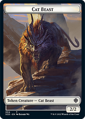 Insect // Cat Beast Double-Sided Token [Starter Commander Decks] | Rook's Games and More