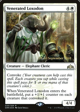 Venerated Loxodon [Guilds of Ravnica Promos] | Rook's Games and More