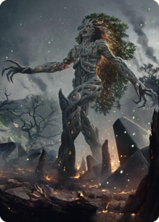 Titania, Gaea Incarnate Art Card [The Brothers' War Art Series] | Rook's Games and More