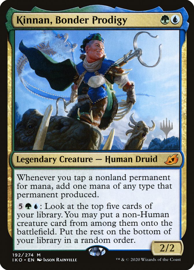 Kinnan, Bonder Prodigy (Promo Pack) [Ikoria: Lair of Behemoths Promos] | Rook's Games and More