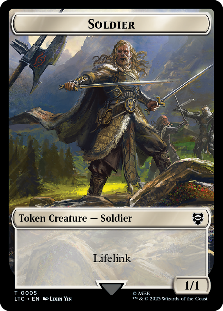 Soldier // Food Token [The Lord of the Rings: Tales of Middle-Earth Commander Tokens] | Rook's Games and More