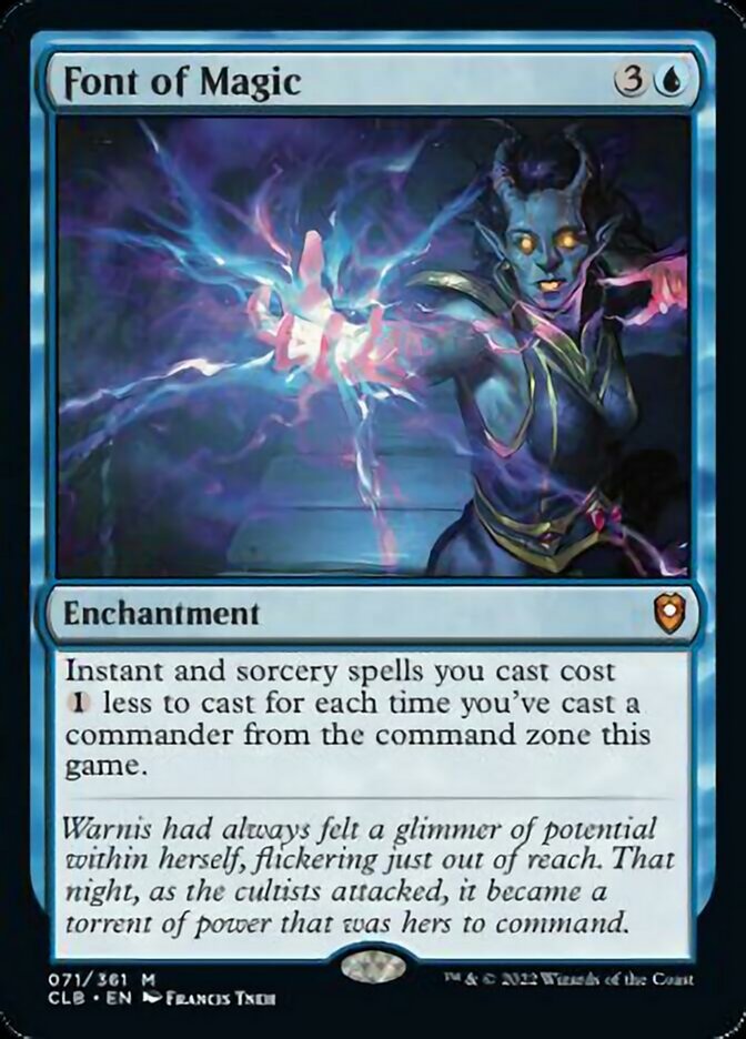 Font of Magic [Commander Legends: Battle for Baldur's Gate] | Rook's Games and More