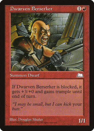 Dwarven Berserker [Weatherlight] | Rook's Games and More