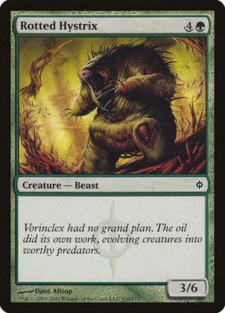 Rotted Hystrix [New Phyrexia] | Rook's Games and More