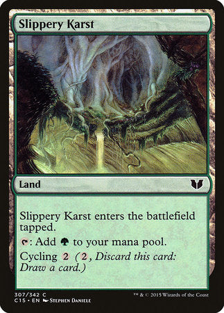 Slippery Karst [Commander 2015] | Rook's Games and More