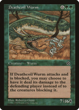 Deathcoil Wurm [Portal Second Age] | Rook's Games and More