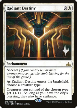 Radiant Destiny [Rivals of Ixalan Promos] | Rook's Games and More