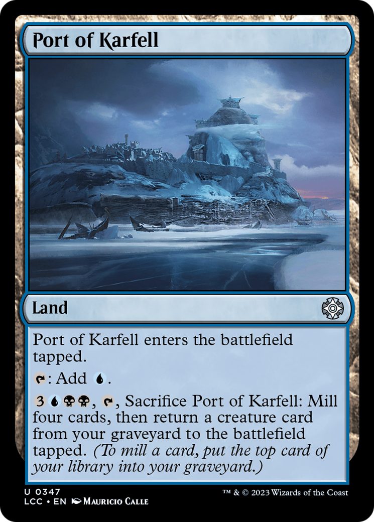 Port of Karfell [The Lost Caverns of Ixalan Commander] | Rook's Games and More