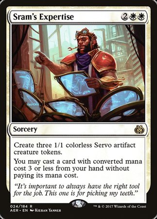 Sram's Expertise [Aether Revolt] | Rook's Games and More