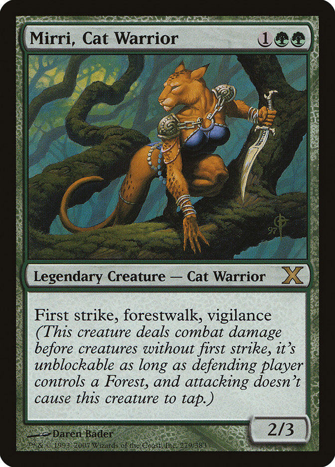 Mirri, Cat Warrior [Tenth Edition] | Rook's Games and More