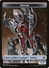 Golem // The Monarch Token [Commander Legends Tokens] | Rook's Games and More