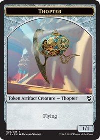 Thopter (025) // Servo Double-sided Token [Commander 2018 Tokens] | Rook's Games and More