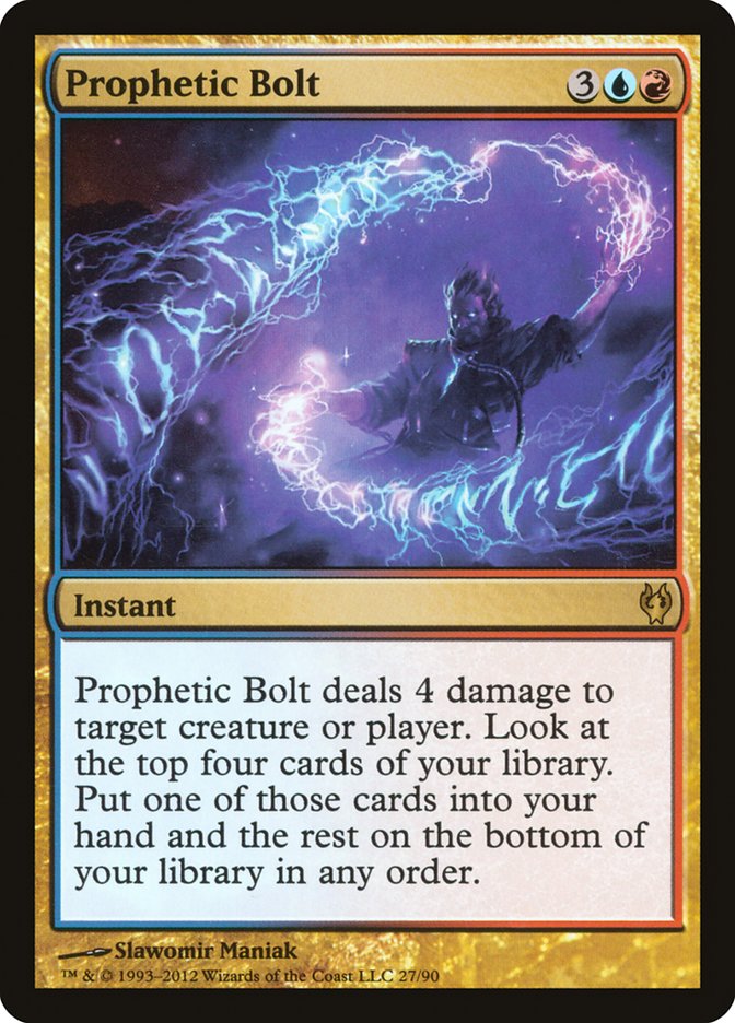 Prophetic Bolt [Duel Decks: Izzet vs. Golgari] | Rook's Games and More