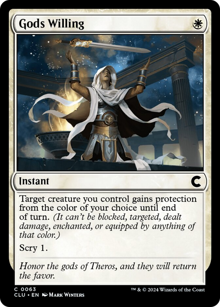 Gods Willing [Ravnica: Clue Edition] | Rook's Games and More