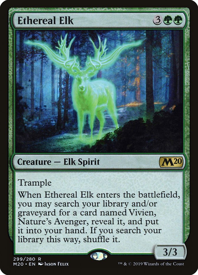 Ethereal Elk [Core Set 2020] | Rook's Games and More