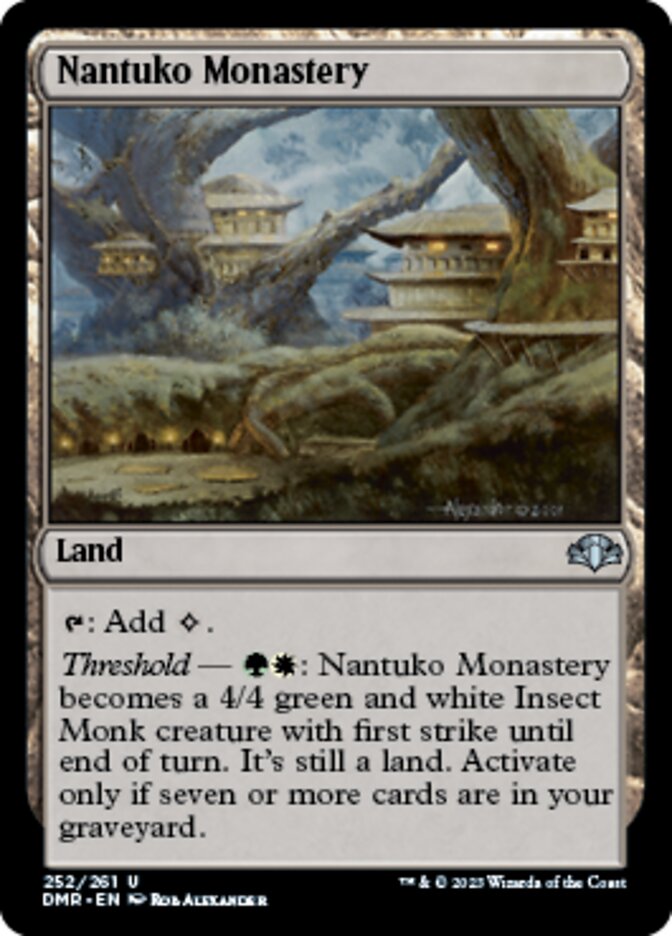 Nantuko Monastery [Dominaria Remastered] | Rook's Games and More
