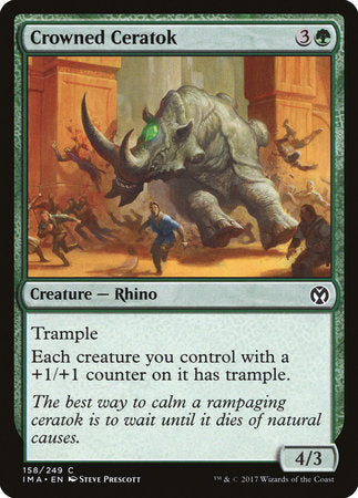 Crowned Ceratok [Iconic Masters] | Rook's Games and More