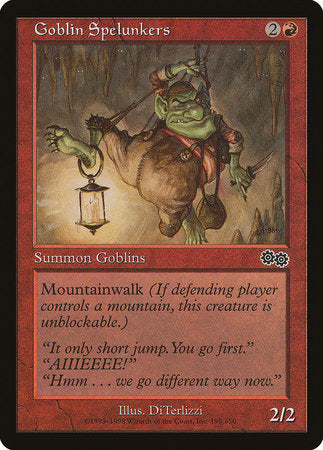 Goblin Spelunkers [Urza's Saga] | Rook's Games and More