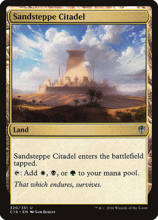 Sandsteppe Citadel [Commander 2016] | Rook's Games and More