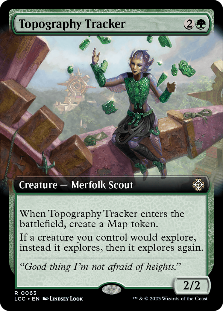 Topography Tracker (Extended Art) [The Lost Caverns of Ixalan Commander] | Rook's Games and More