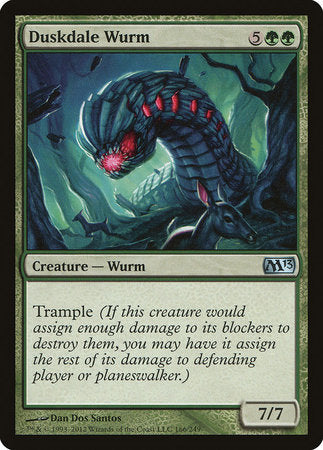 Duskdale Wurm [Magic 2013] | Rook's Games and More