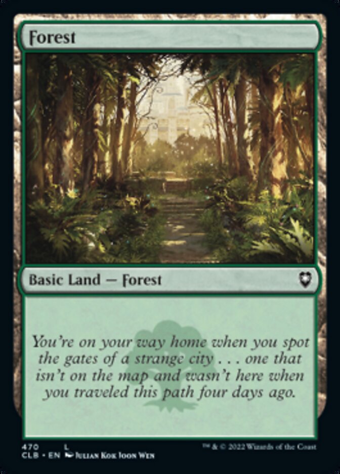 Forest (470) [Commander Legends: Battle for Baldur's Gate] | Rook's Games and More