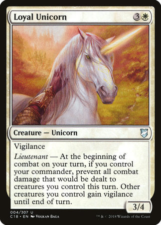 Loyal Unicorn [Commander 2018] | Rook's Games and More