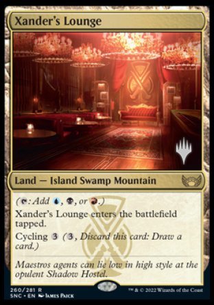 Xander's Lounge (Promo Pack) [Streets of New Capenna Promos] | Rook's Games and More