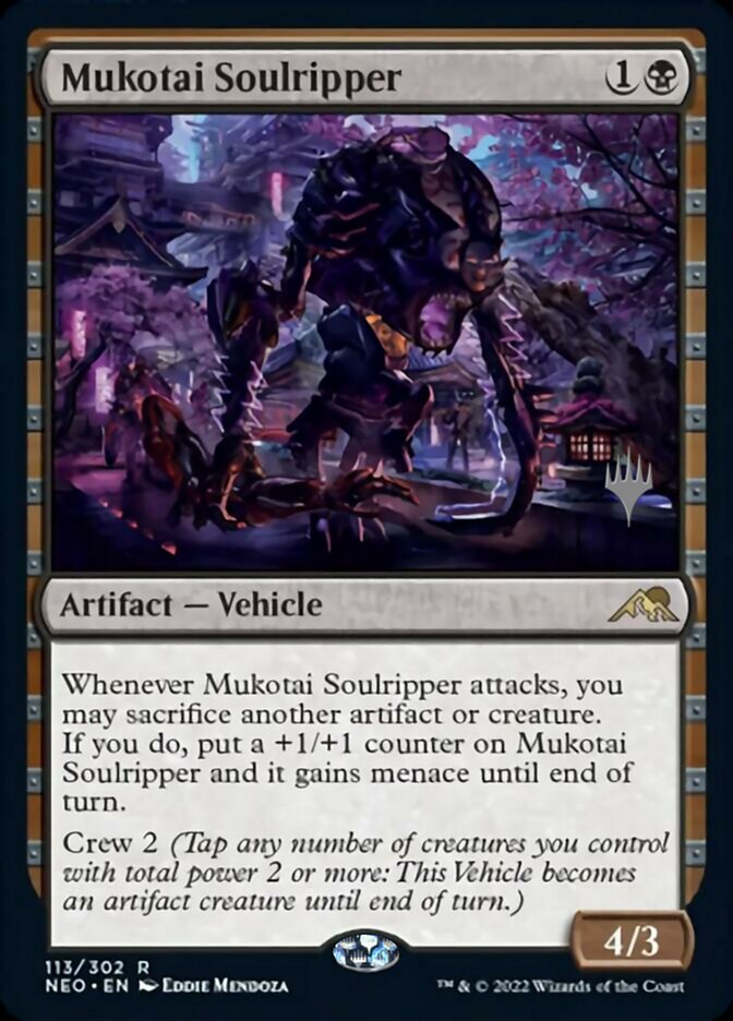 Mukotai Soulripper (Promo Pack) [Kamigawa: Neon Dynasty Promos] | Rook's Games and More