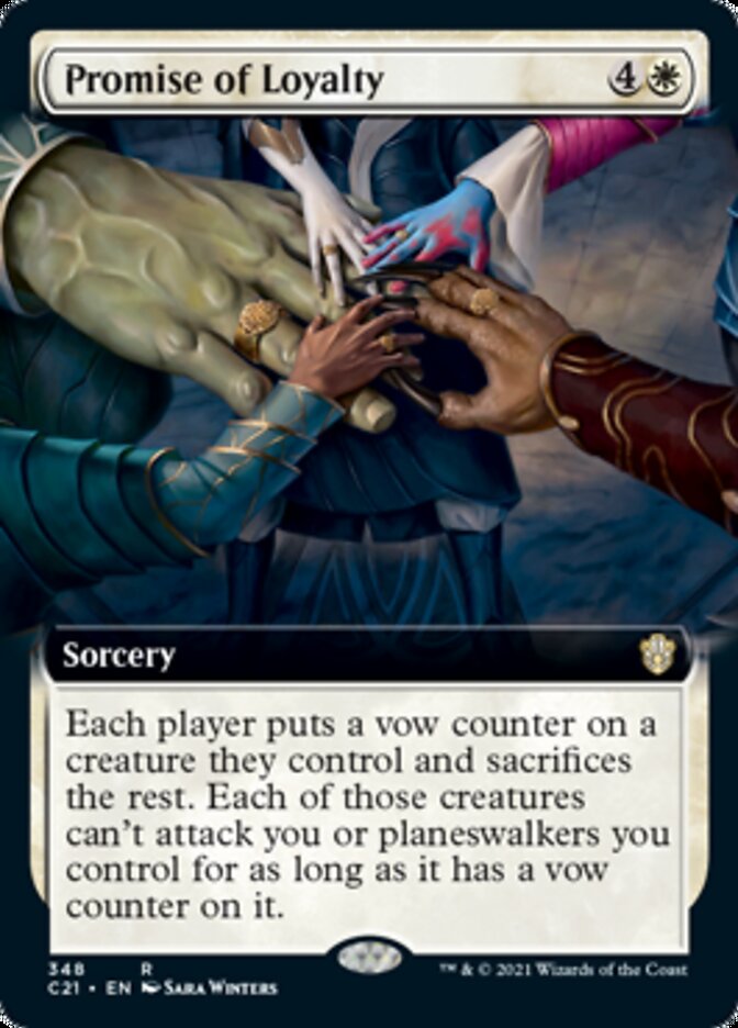 Promise of Loyalty (Extended) [Commander 2021] | Rook's Games and More