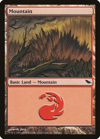 Mountain (296) [Shadowmoor] | Rook's Games and More